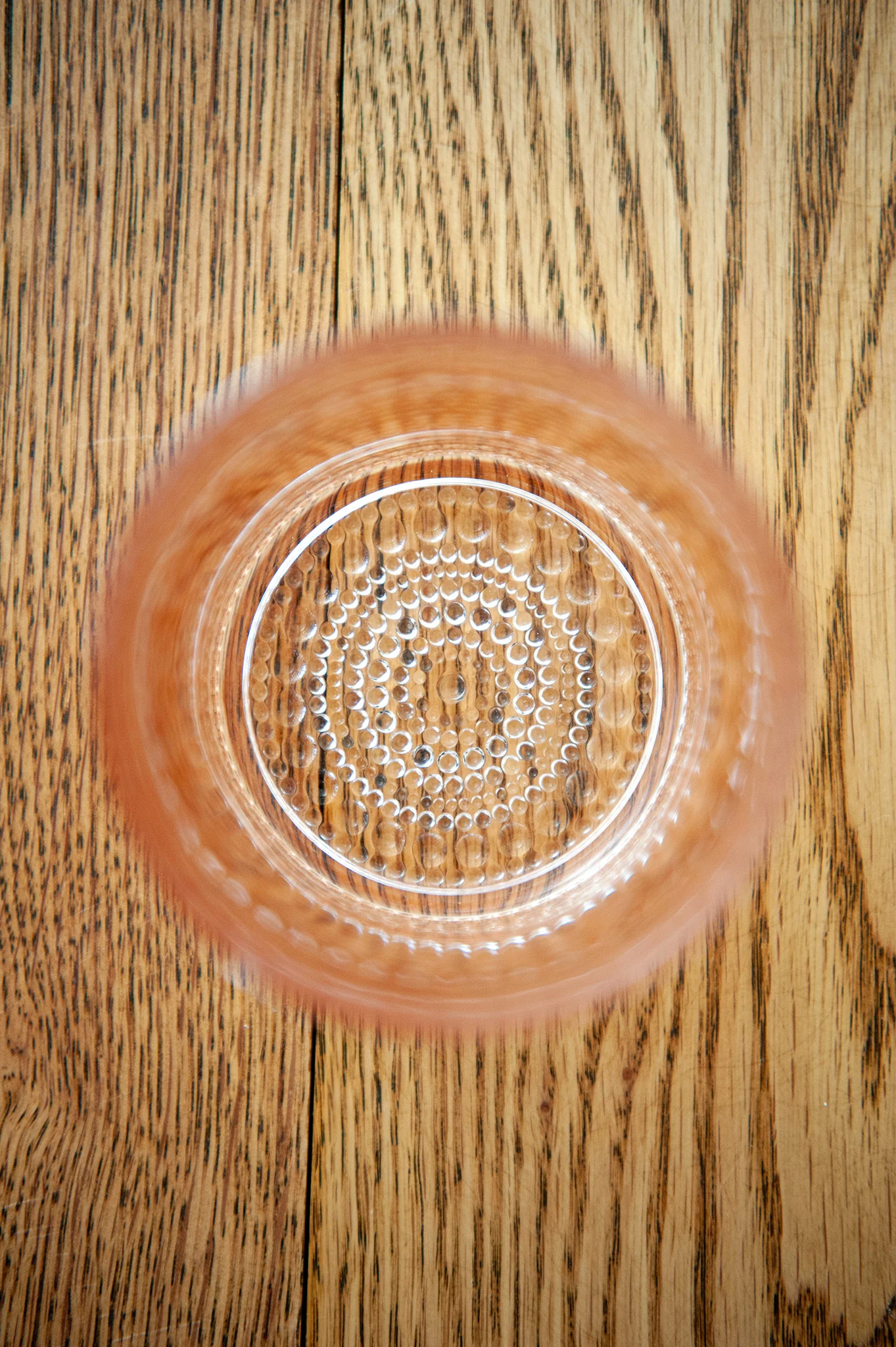 Hobnail Beaded Rose Gold Drinking Glasses — Set of 6, 10 oz. - Image 5