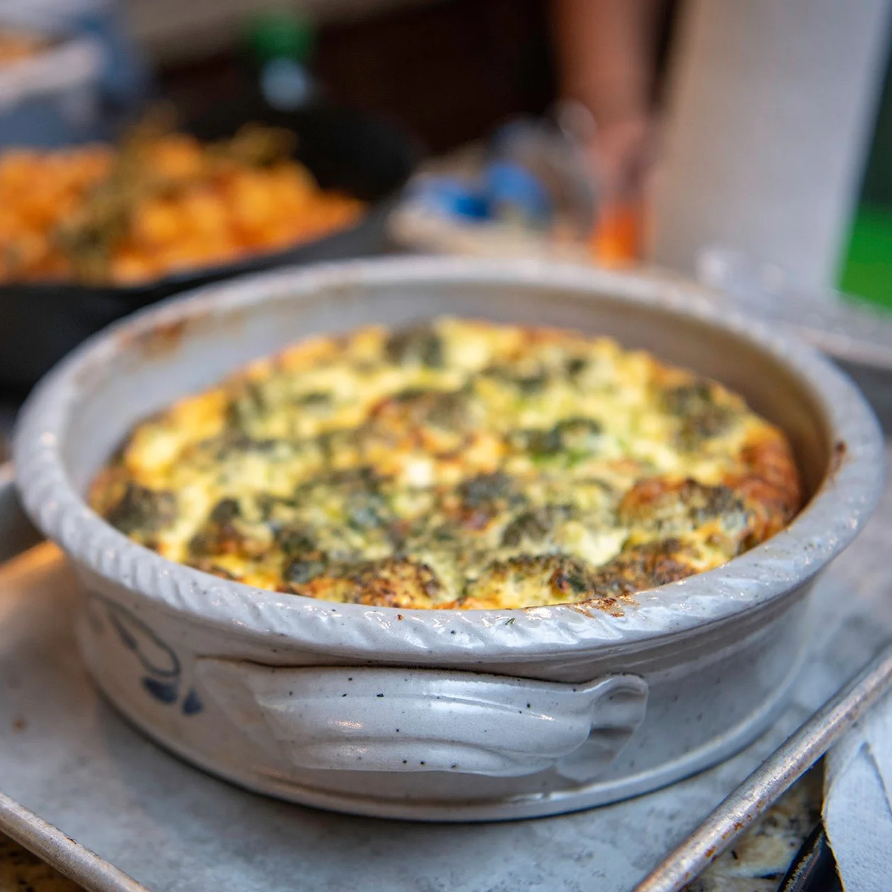 Prairie Floral Quiche Dish - Image 8