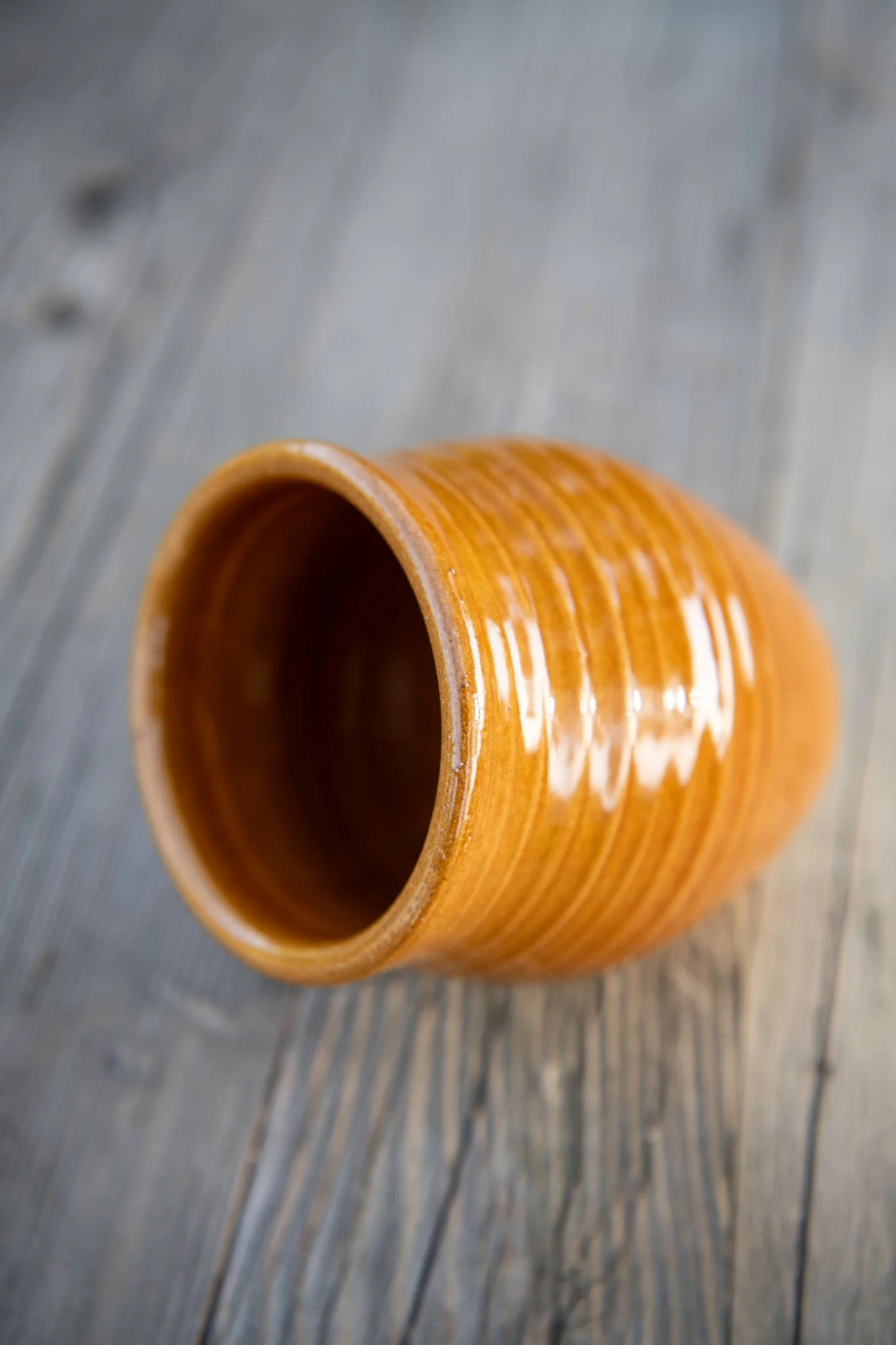 Cinnamon Glaze Salt Cellar - Image 3