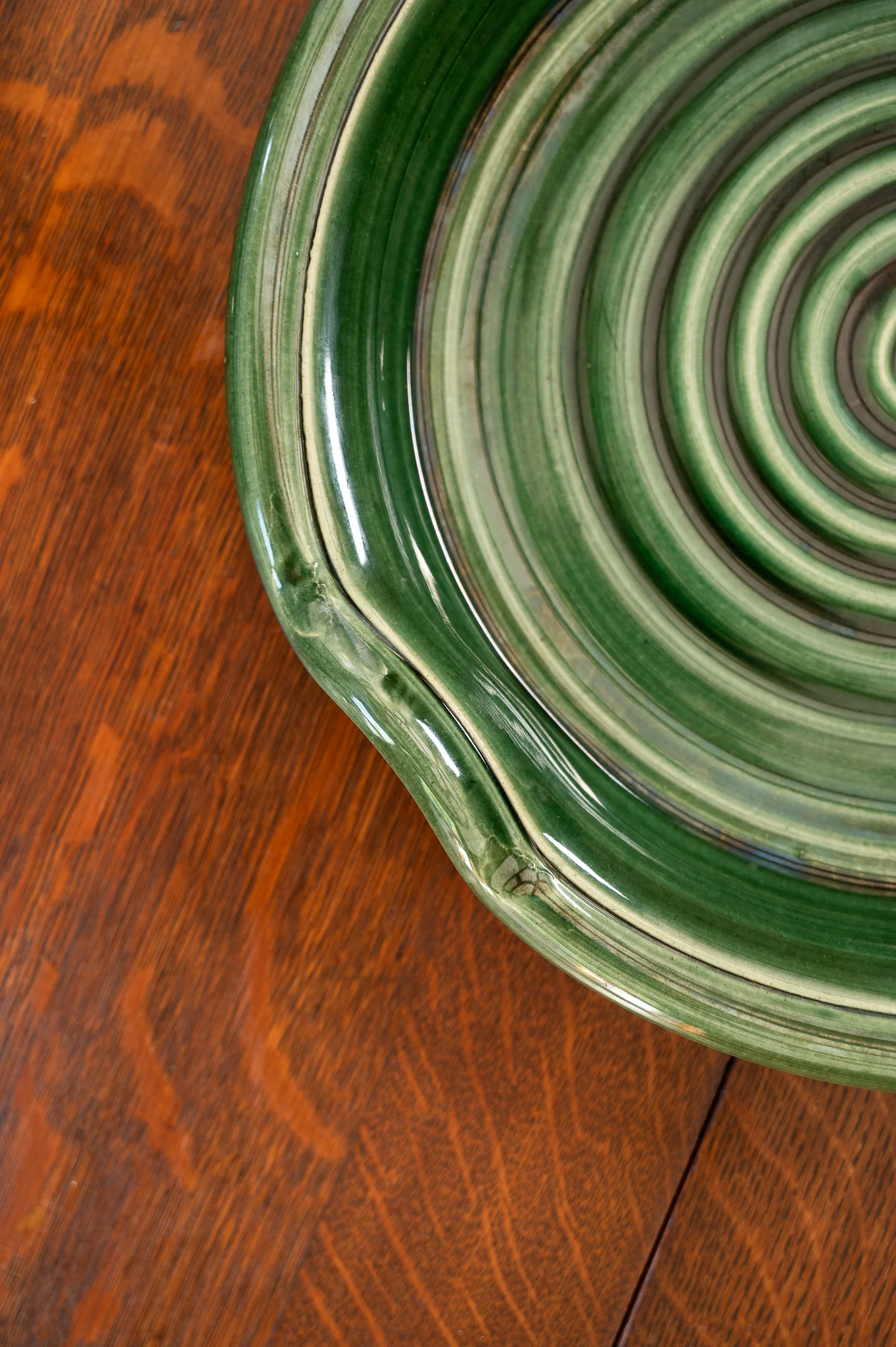 Emerald Fields Ceramic Handled Serving Platter - Image 4