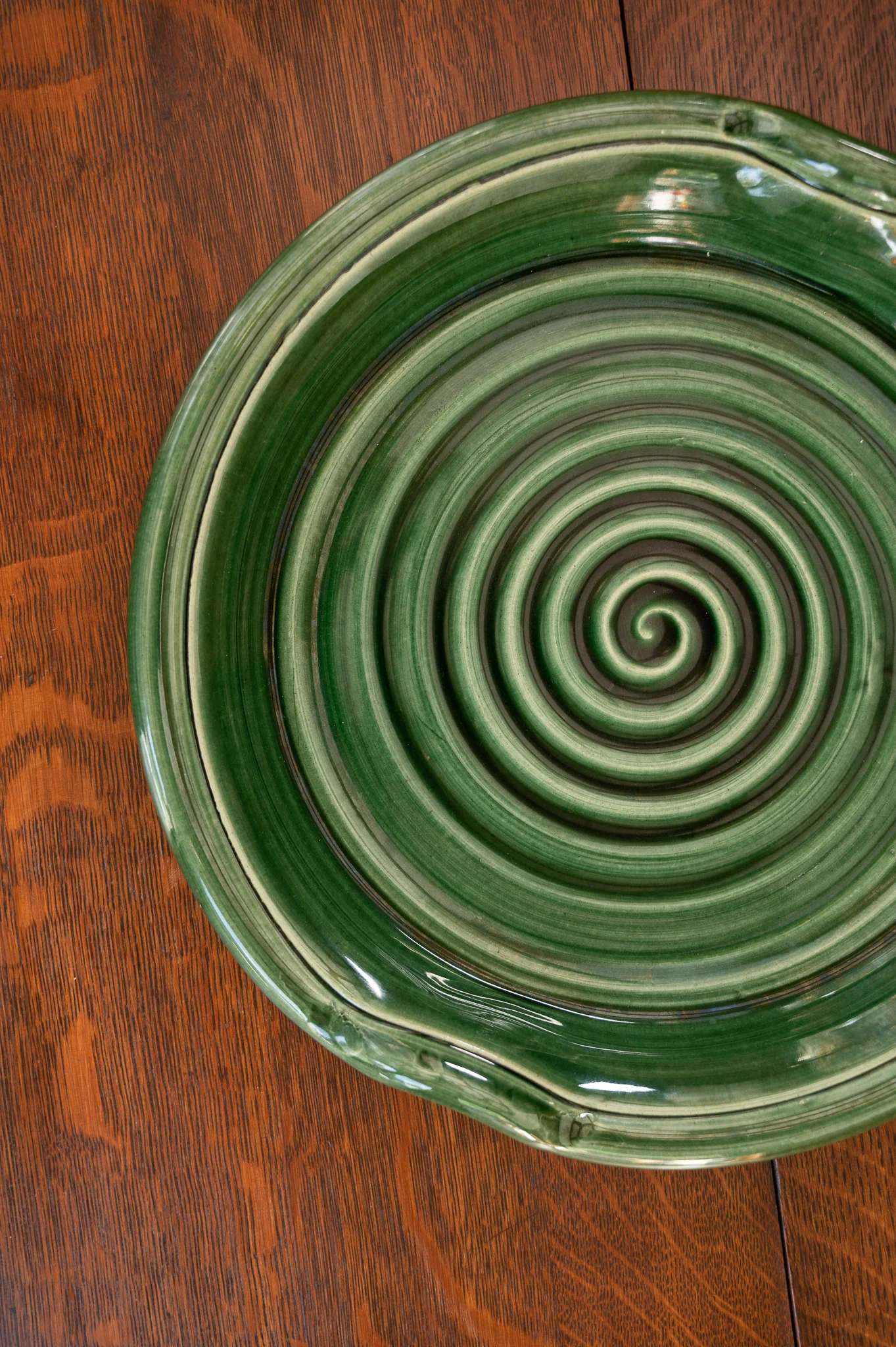 Emerald Fields Ceramic Handled Serving Platter - Image 5