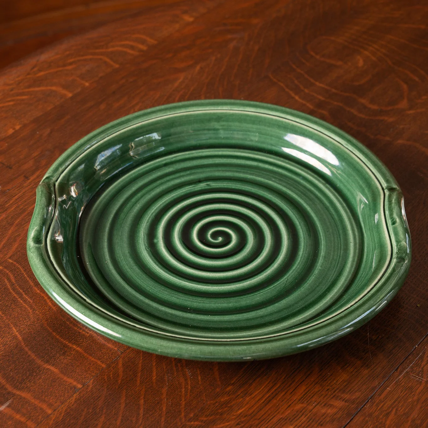 Emerald Fields Ceramic Handled Serving Platter - Image 6