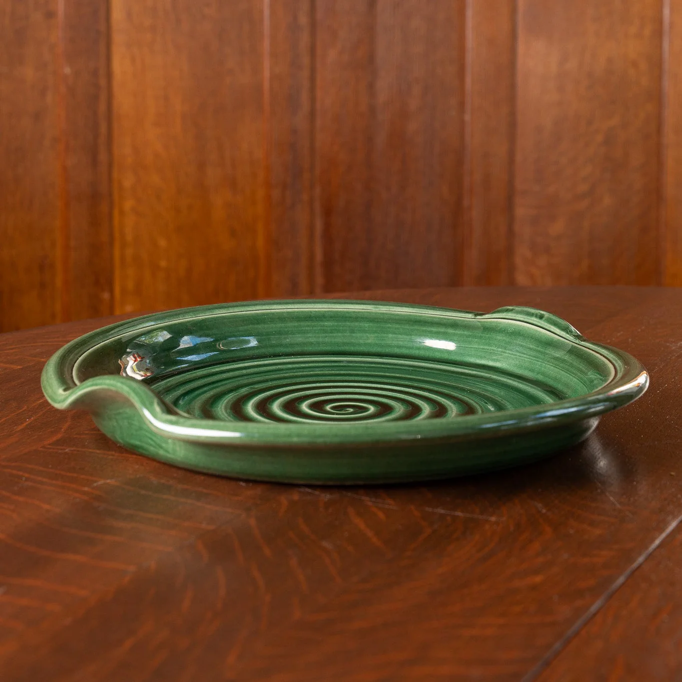 Emerald Fields Ceramic Handled Serving Platter - Image 7
