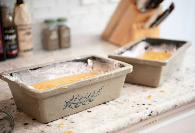 Farm Floral Ceramic Loaf Pan - Image 9