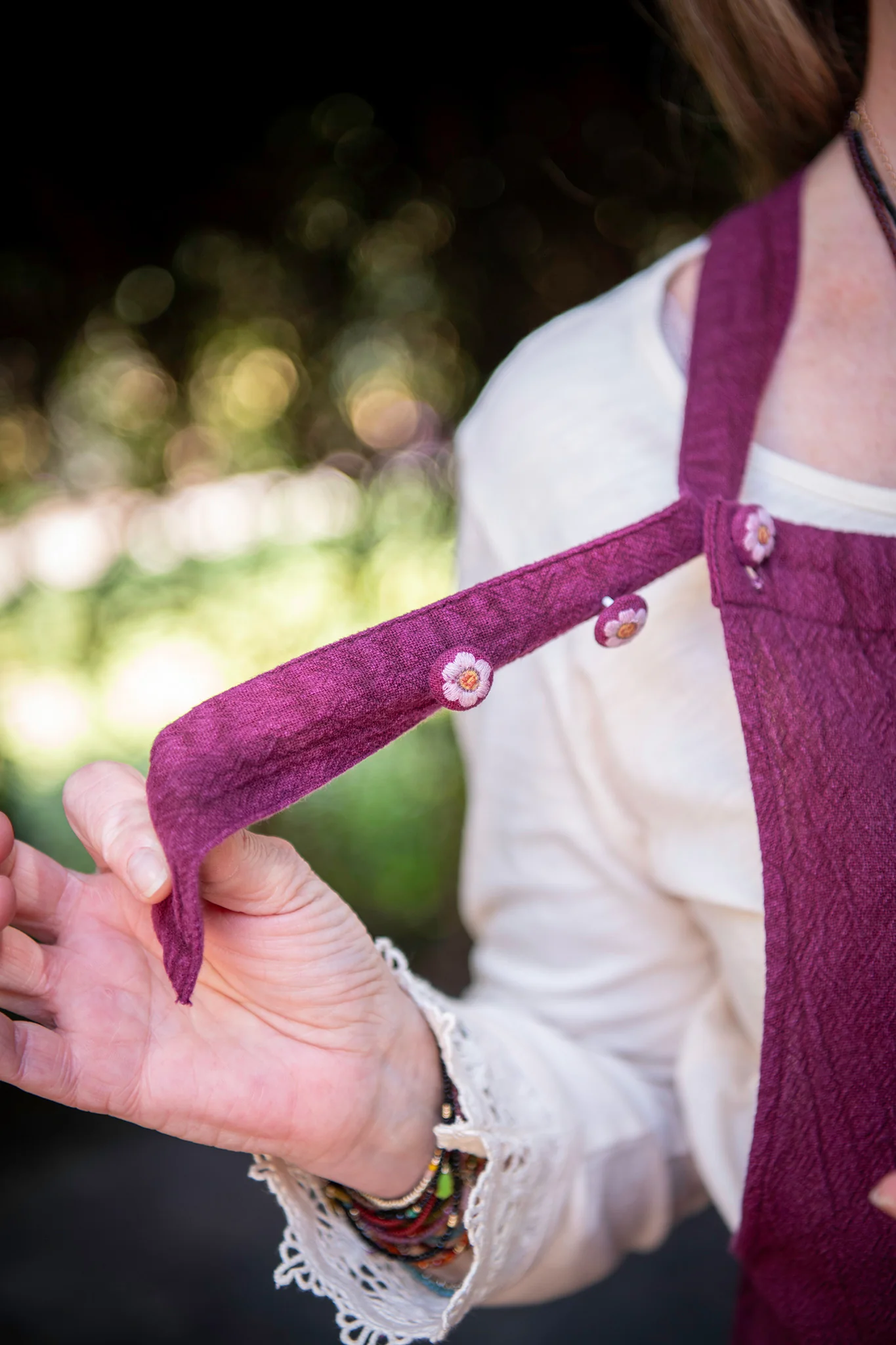 Hannah Jumpsuit in Beet - Image 5