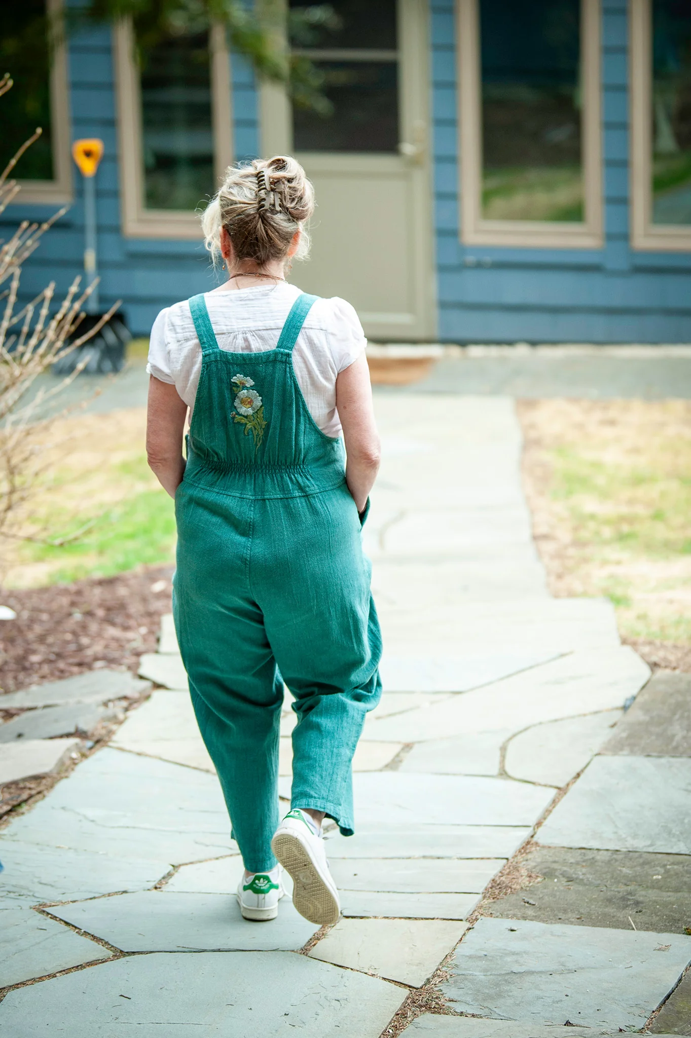 Hannah Jumpsuit in Teal - Image 11