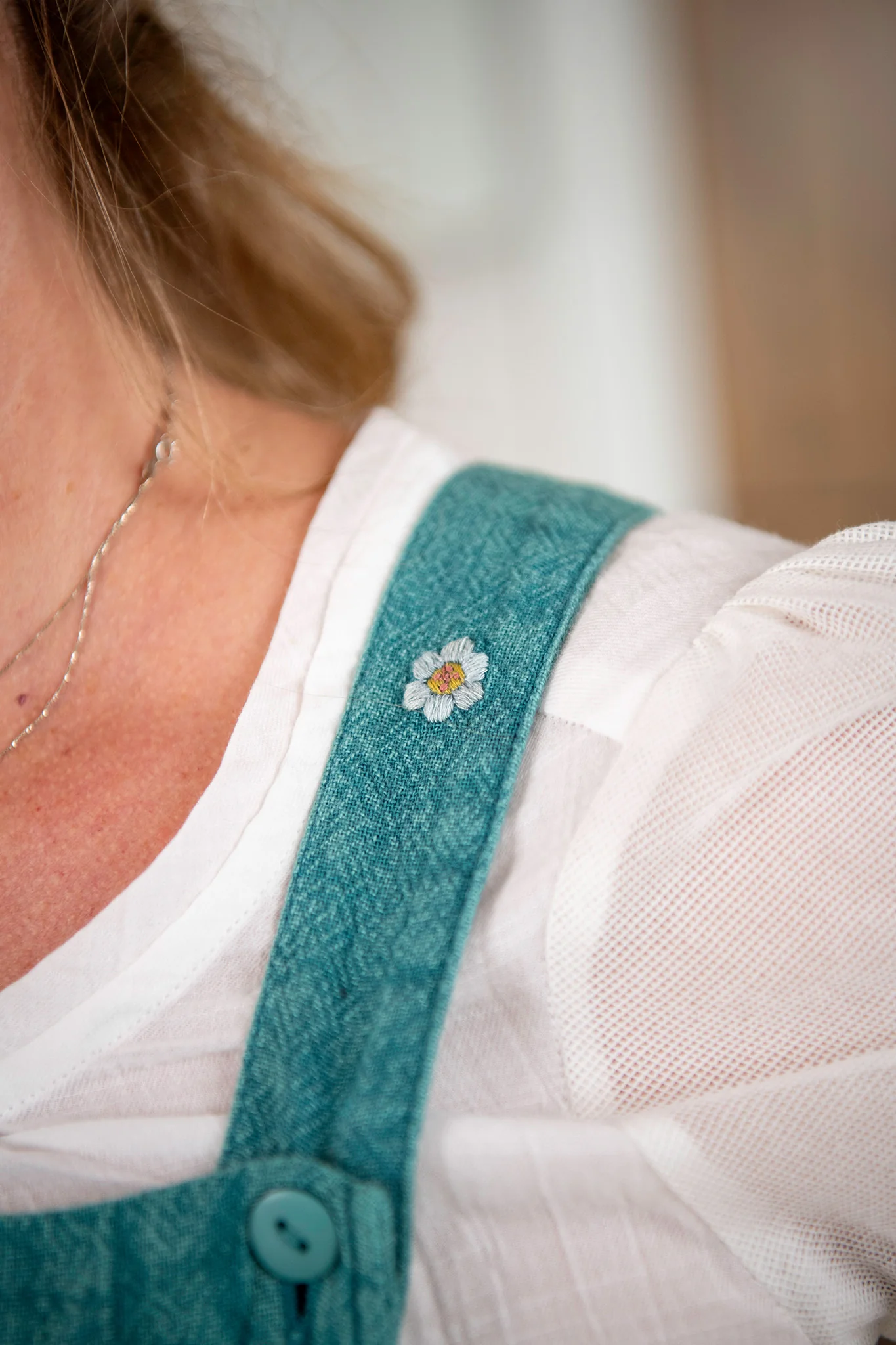 Hannah Jumpsuit in Teal - Image 7