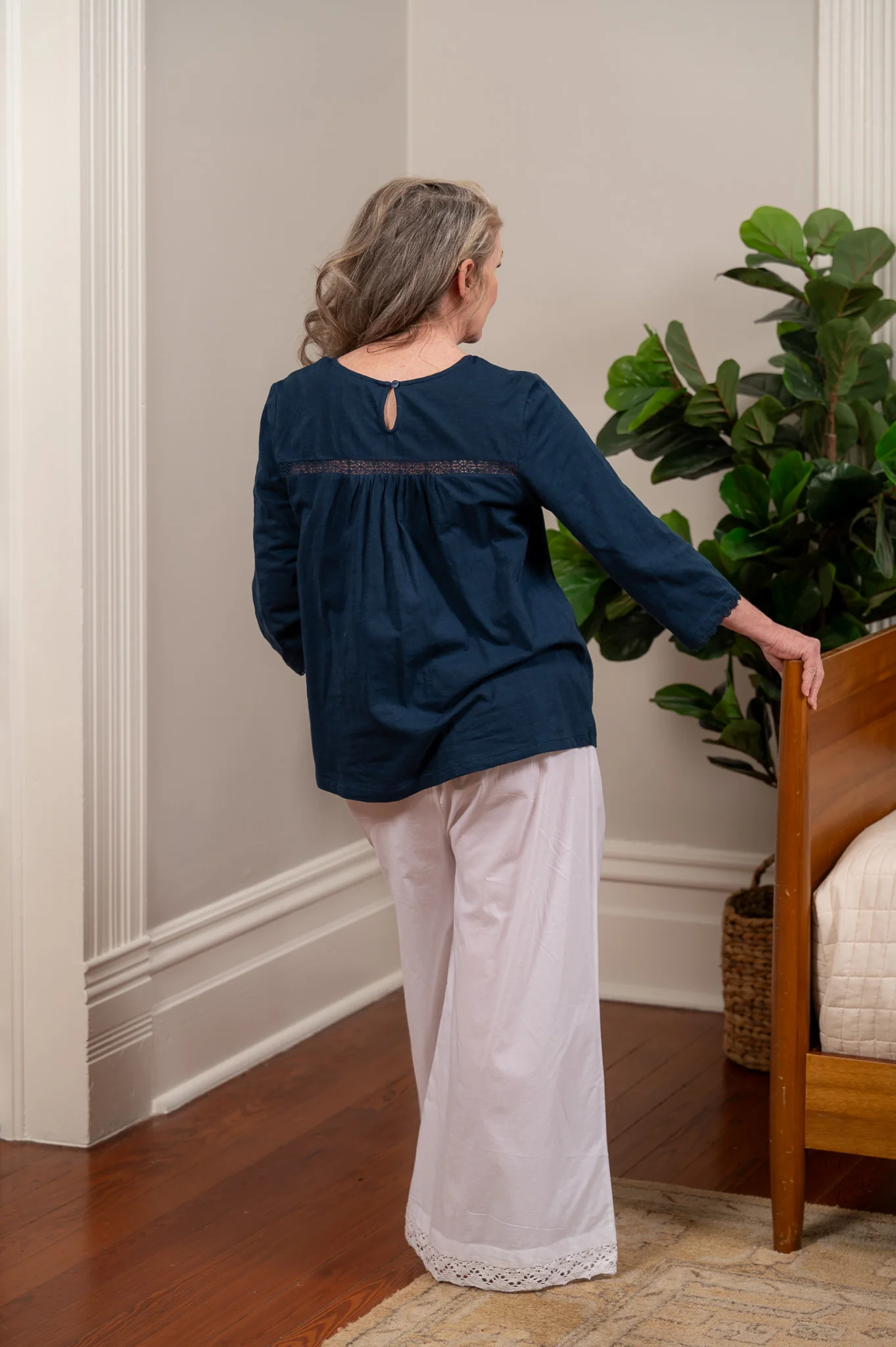 Lacey Bloomer Set — Long & Short in White - Image 5