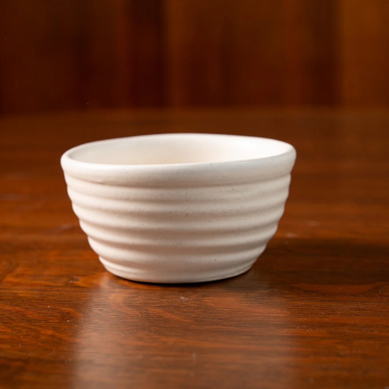 Let's Dip Again Small Ridges Bowl in Prairie Linen - Image 3