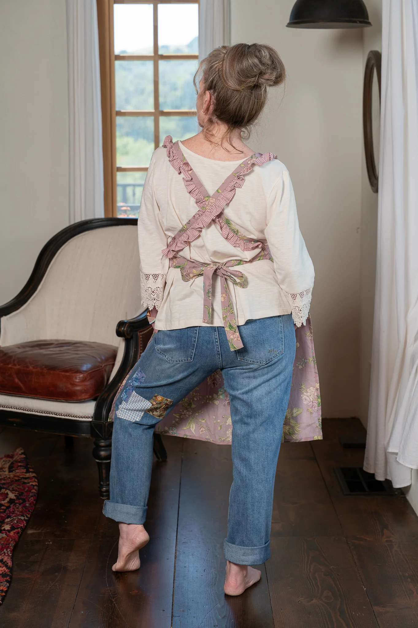 Miline Ruffle Prairie Apron - Image 6