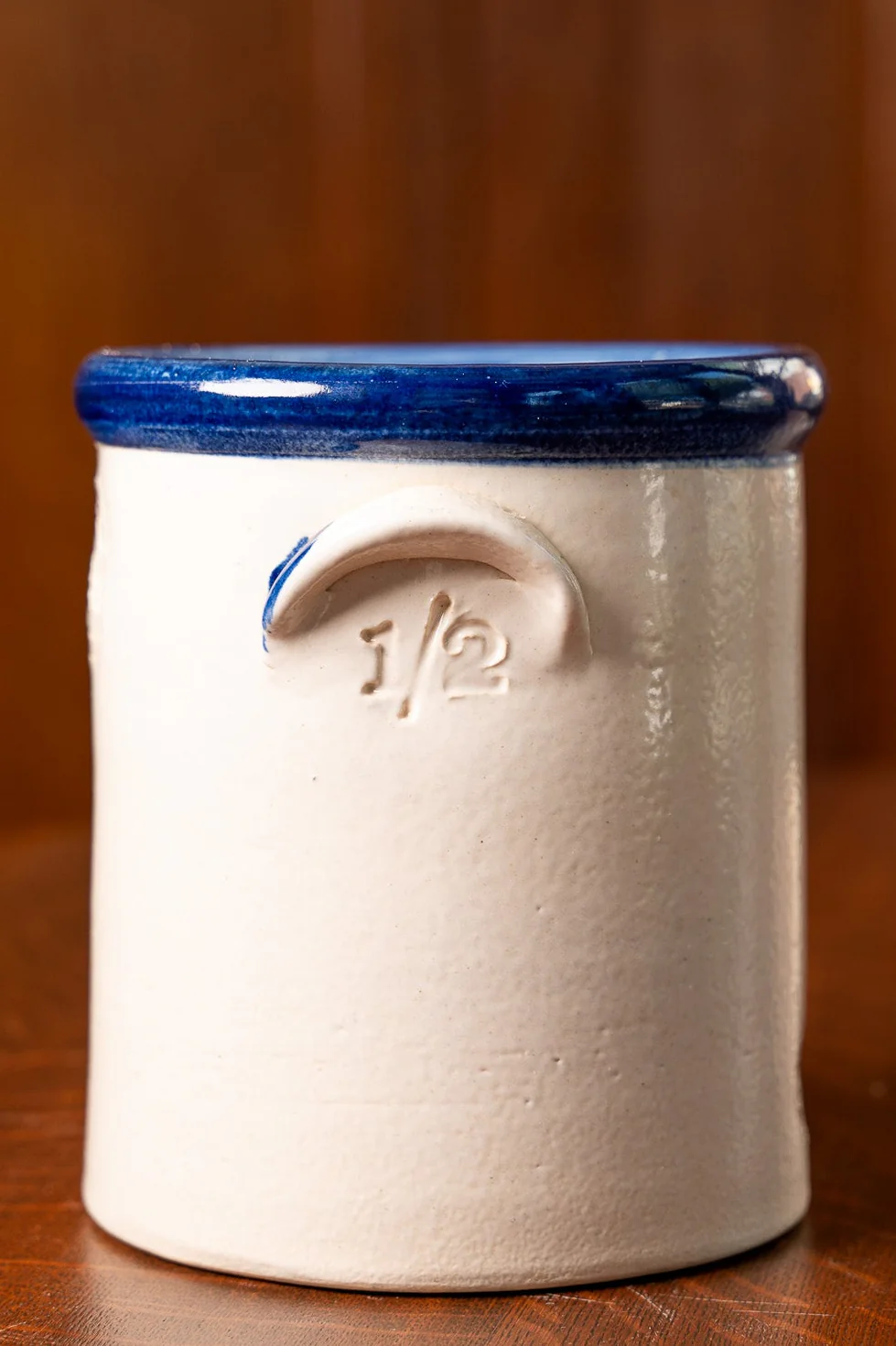 Modern Prairie Ironstone Handled Half-Gallon Crock - Image 3