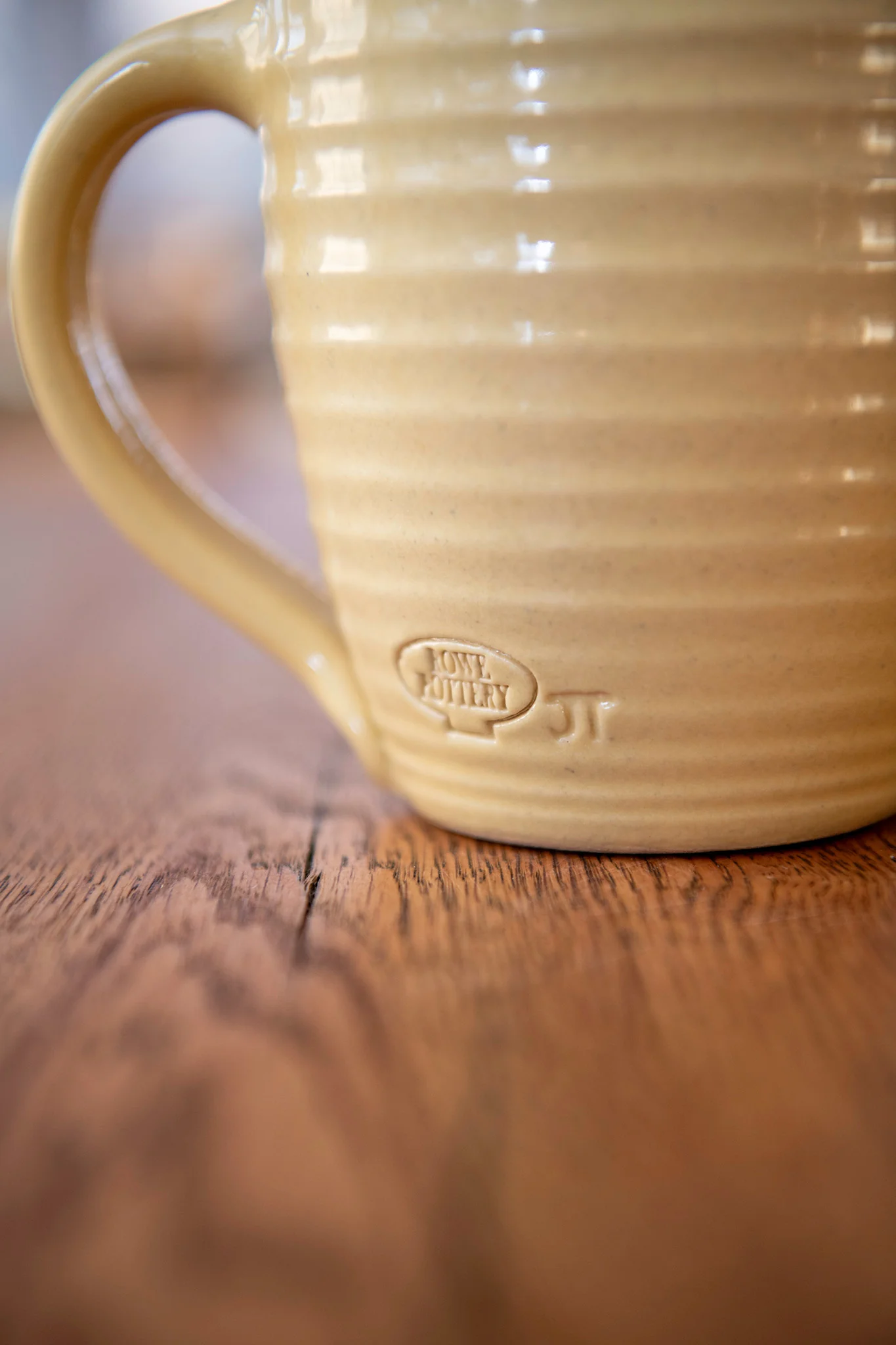 Modern Prairie Signature Impression Buttercup Yellow Mug - Image 4