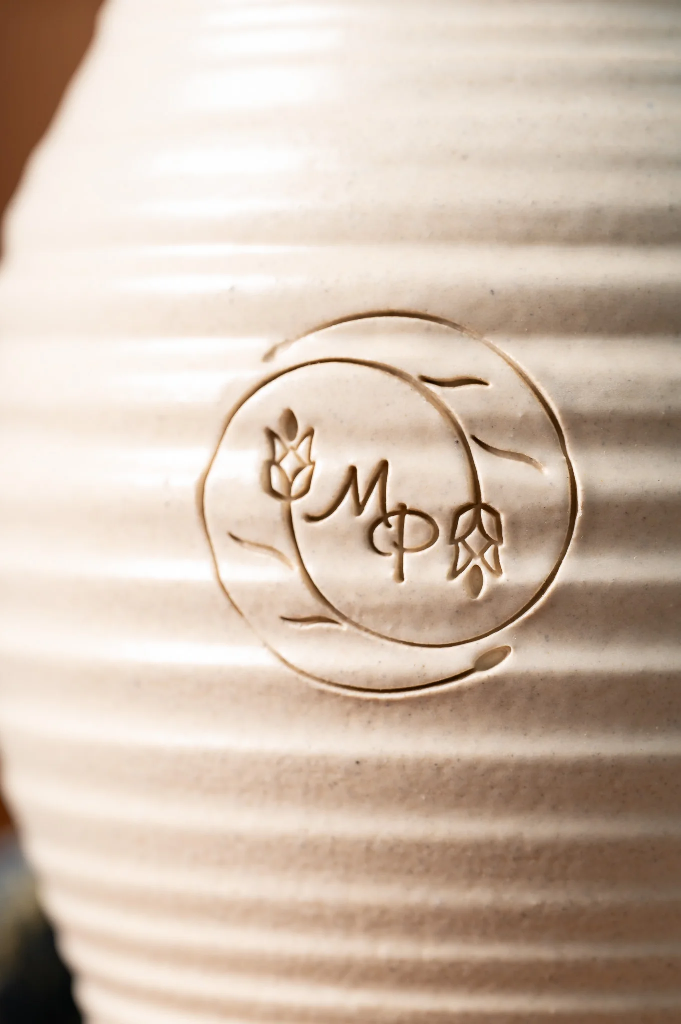 Modern Prairie Signature Impression Carafe in Prairie Linen - Image 3