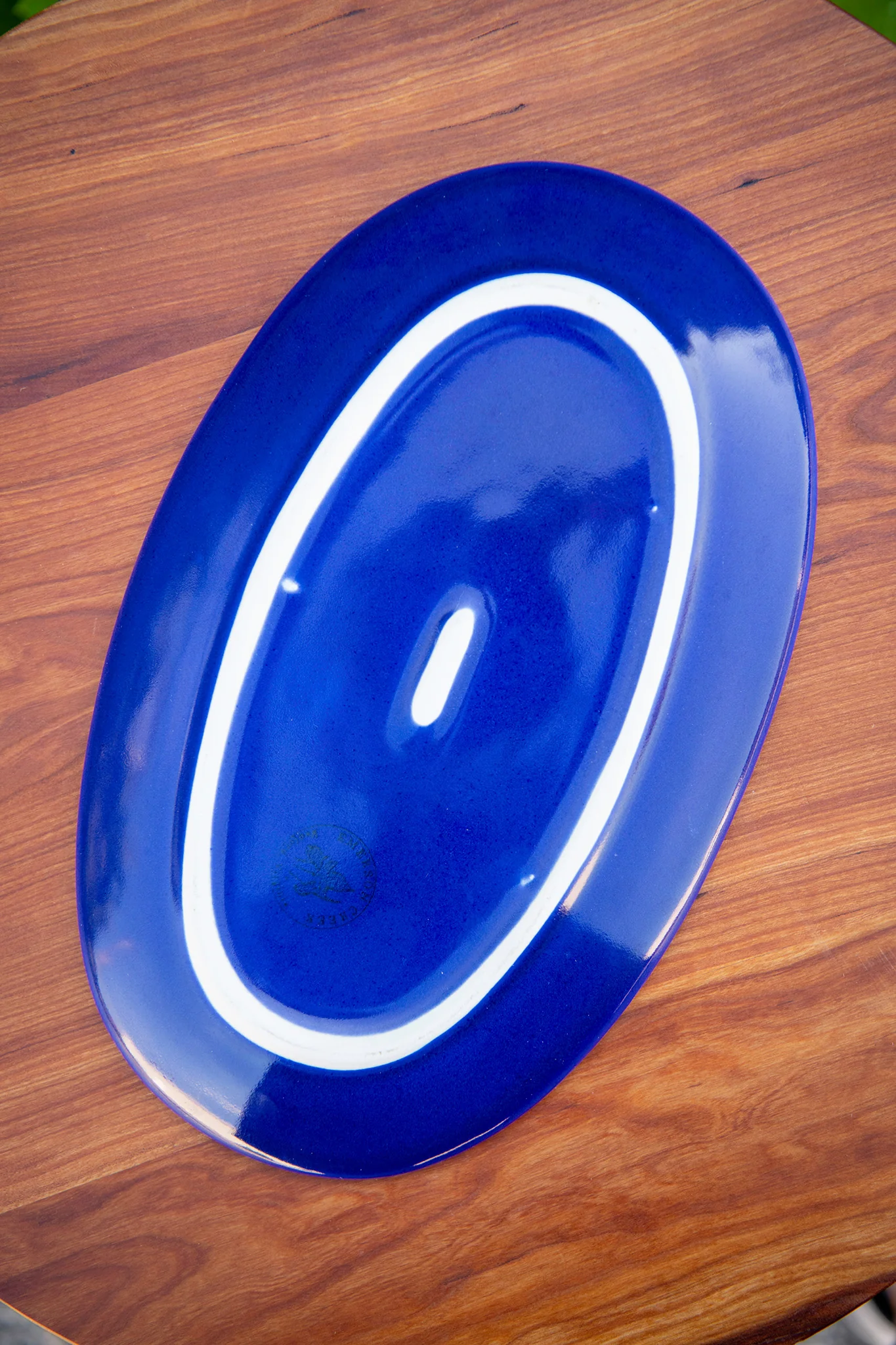 Oval Platter in American Blue - Image 3