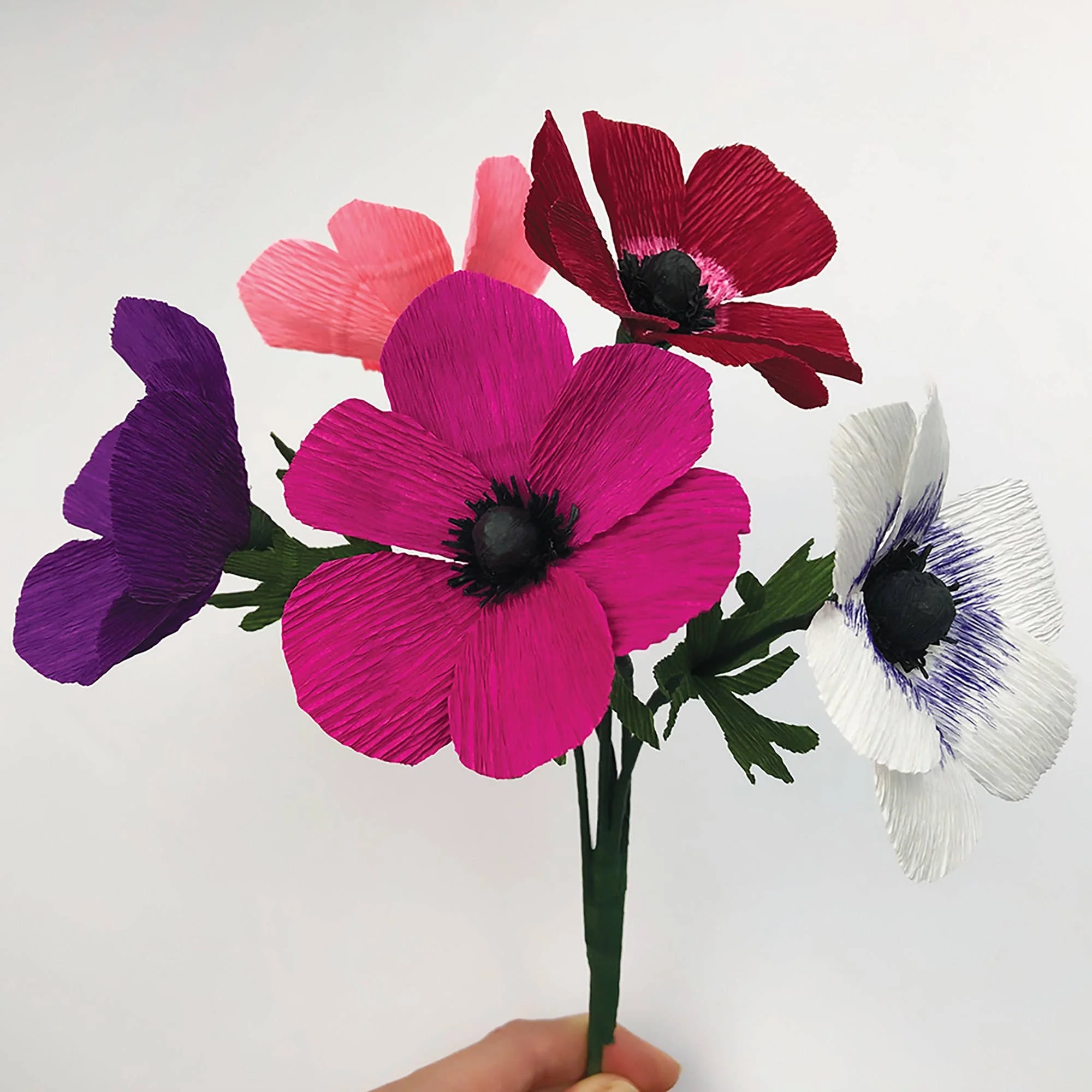 Paper Flower Kit in Anemone — Beginner Friendly - Image 4