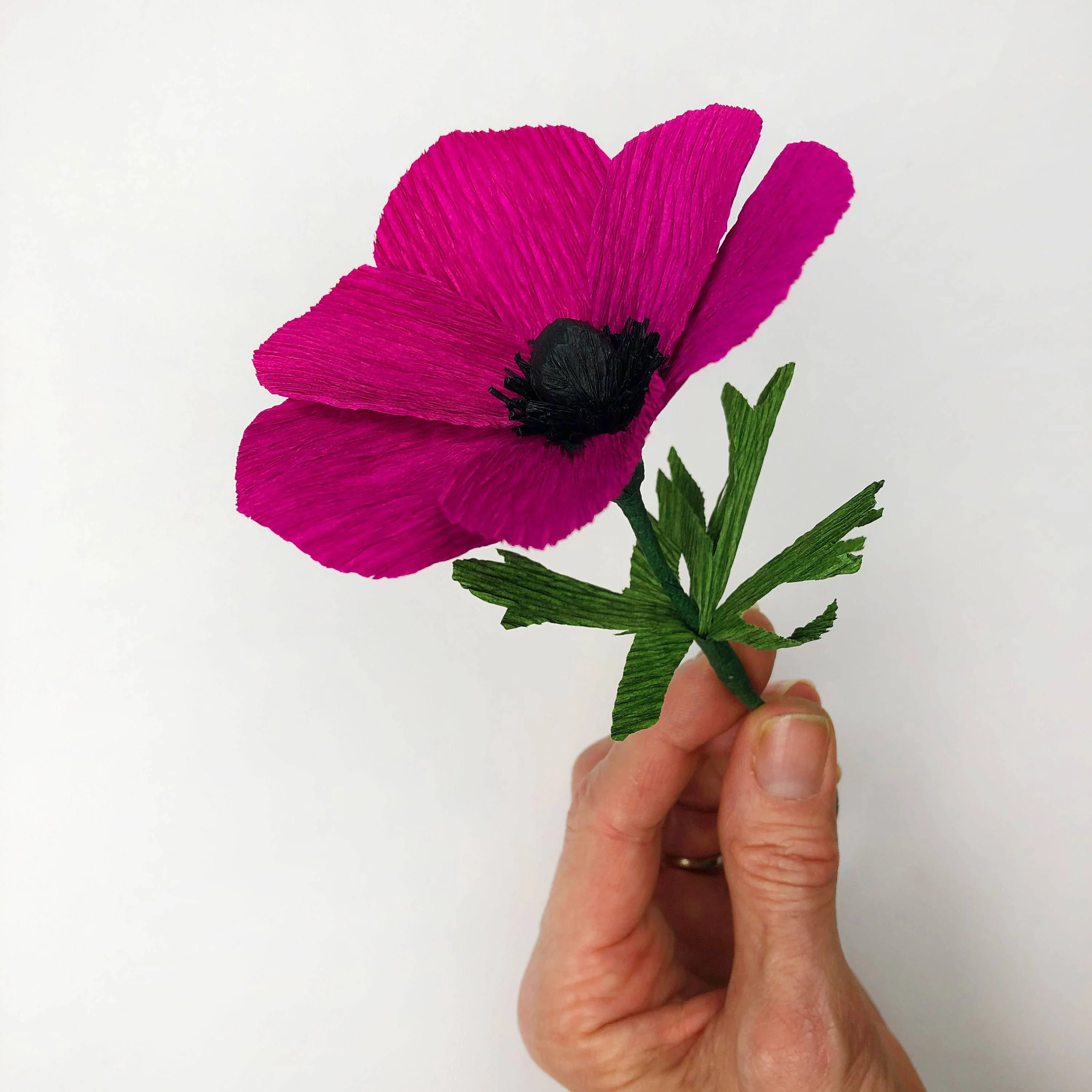 Paper Flower Kit in Anemone — Beginner Friendly - Image 6