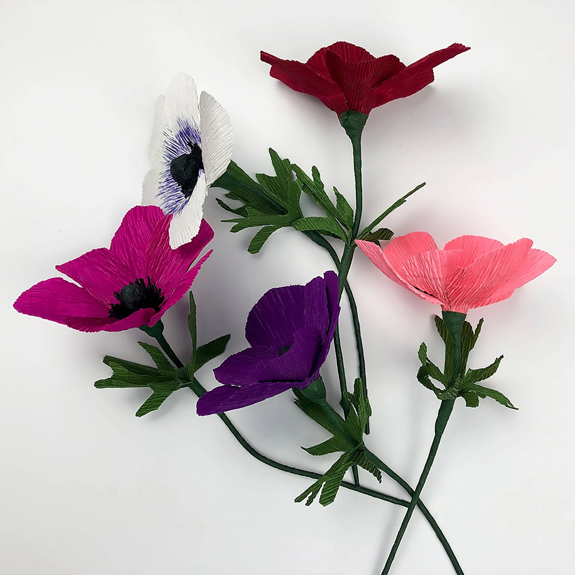 Paper Flower Kit in Anemone — Beginner Friendly - Image 8