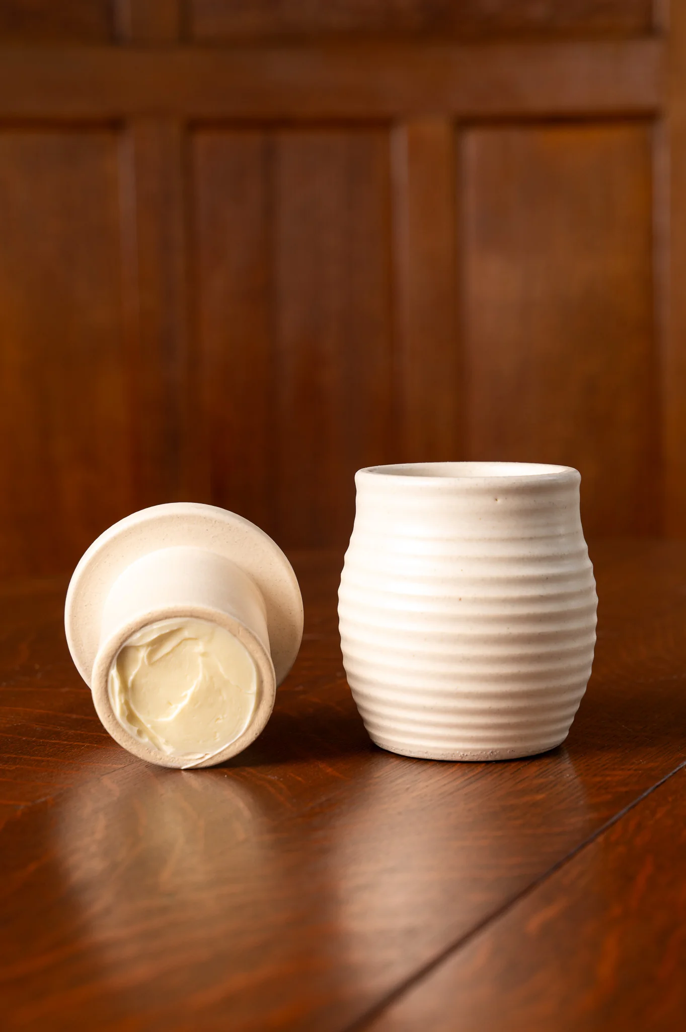 Prairie Linen Butter Crock - Image 3