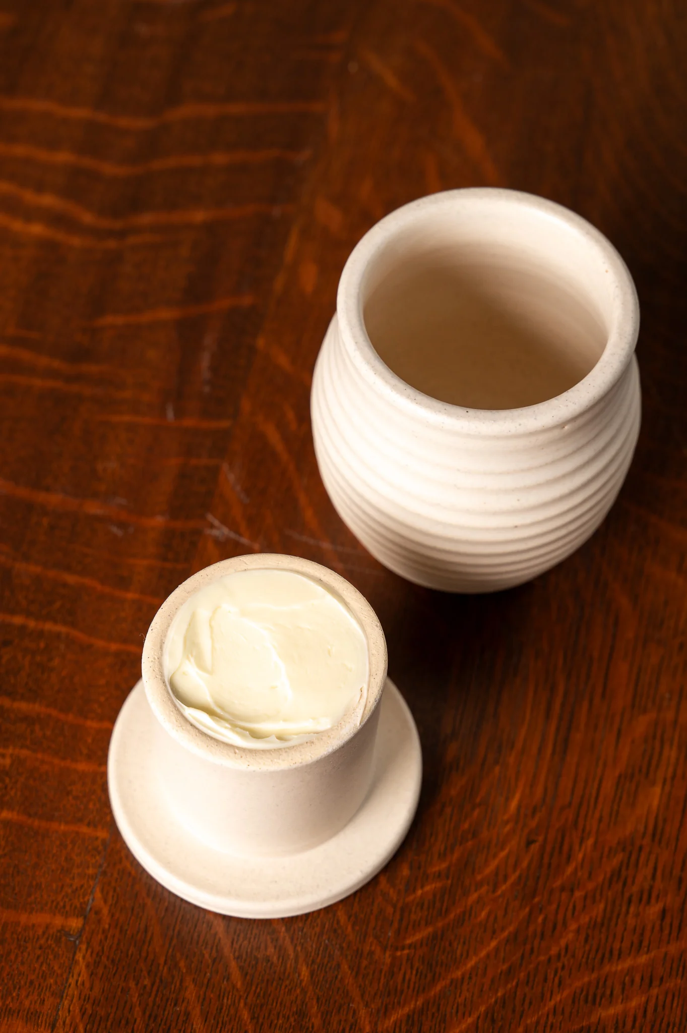 Prairie Linen Butter Crock - Image 4