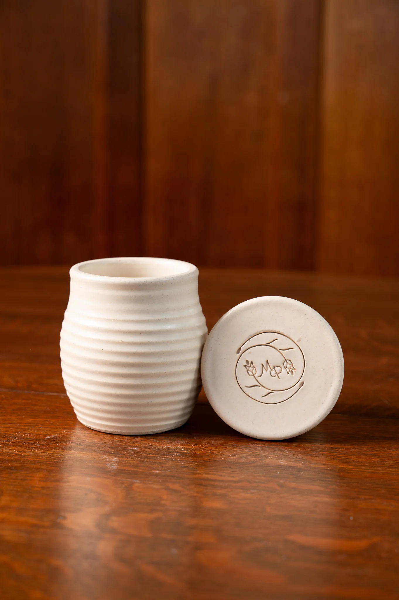 Prairie Linen Butter Crock - Image 7