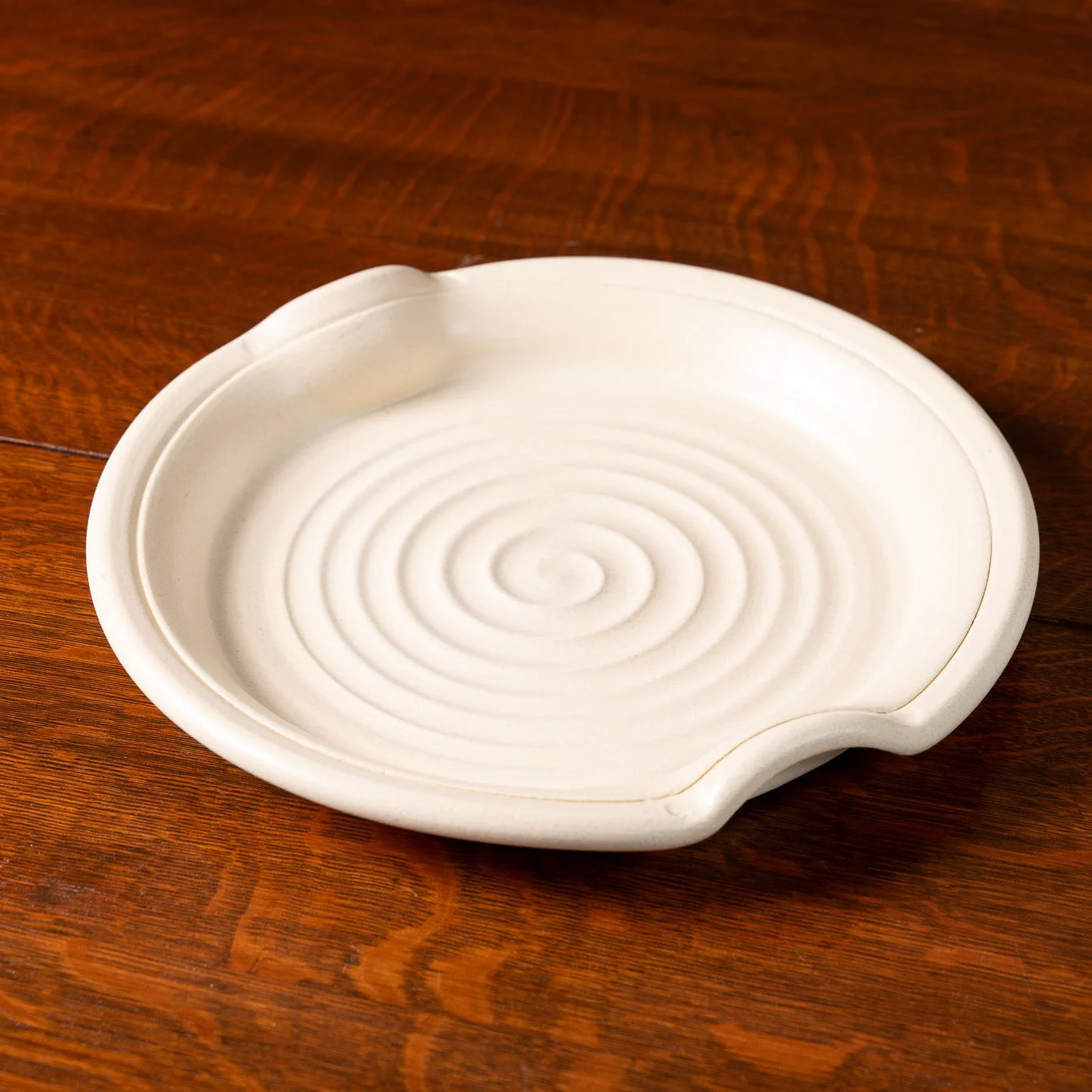 Prairie Linen Ceramic Handled Serving Platter - Image 4