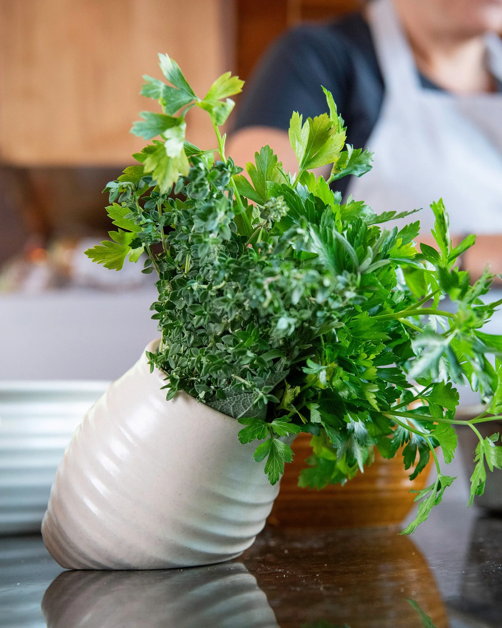 Prairie Linen Salt Cellar - Image 3