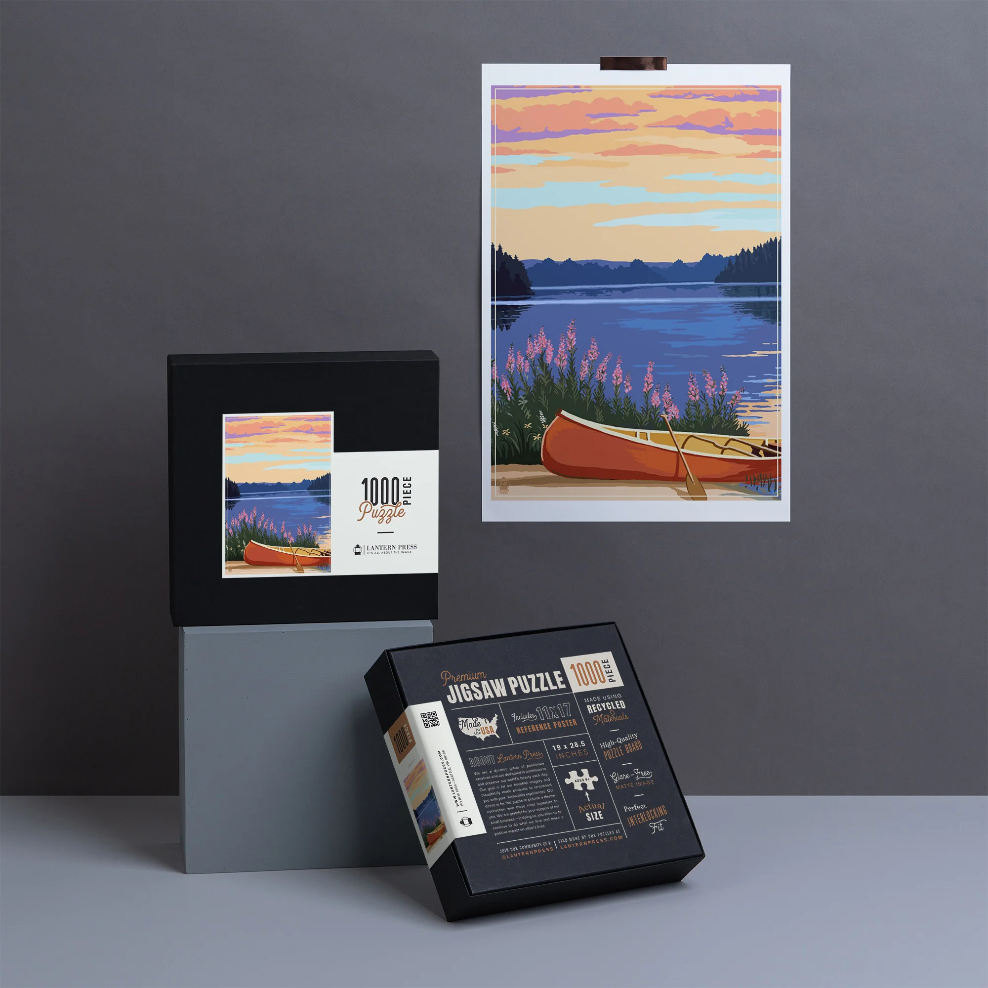 Scenic Morning by the Lake Jigsaw Puzzle - Image 3