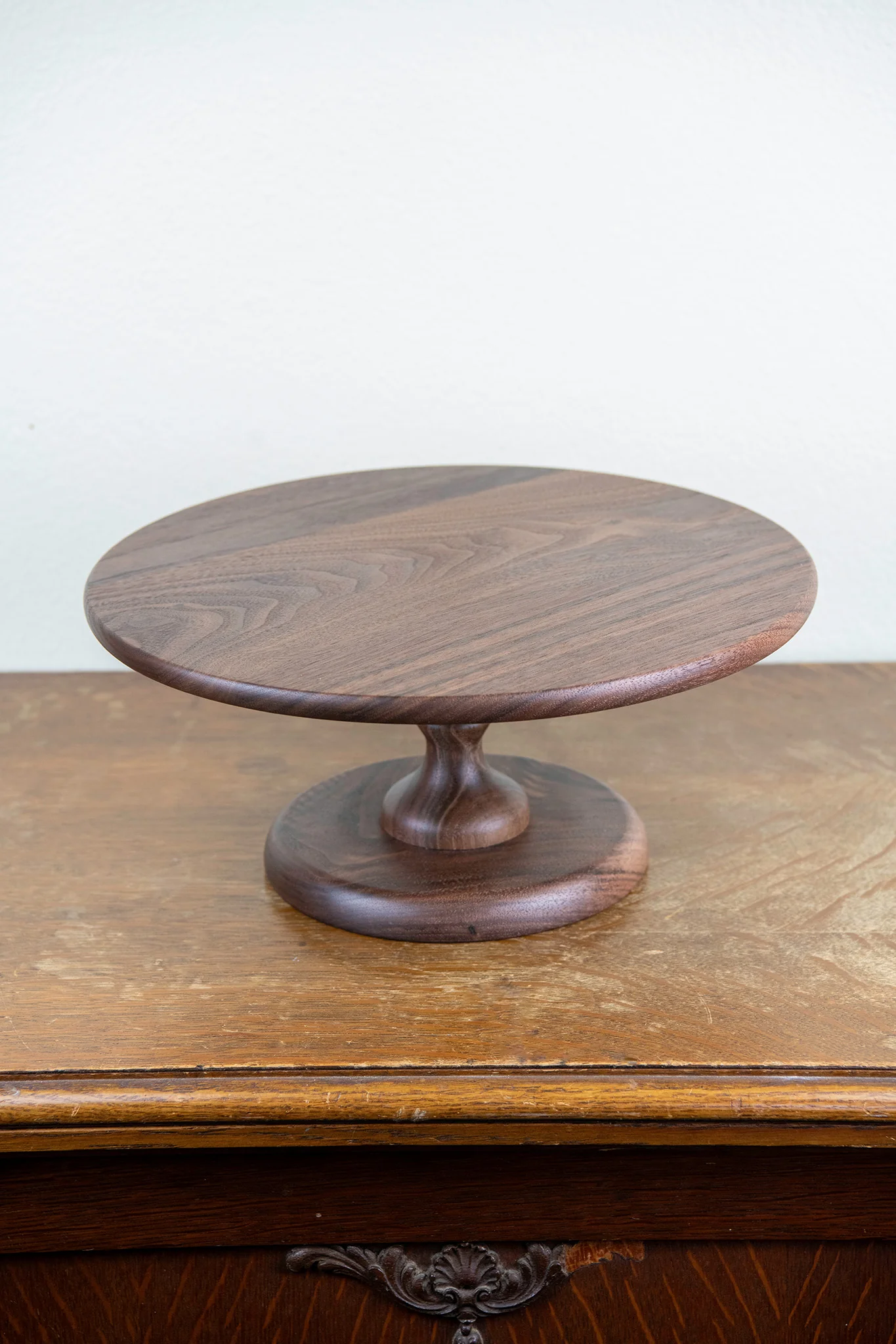 Showstopper Cake Stand in Walnut - Image 4