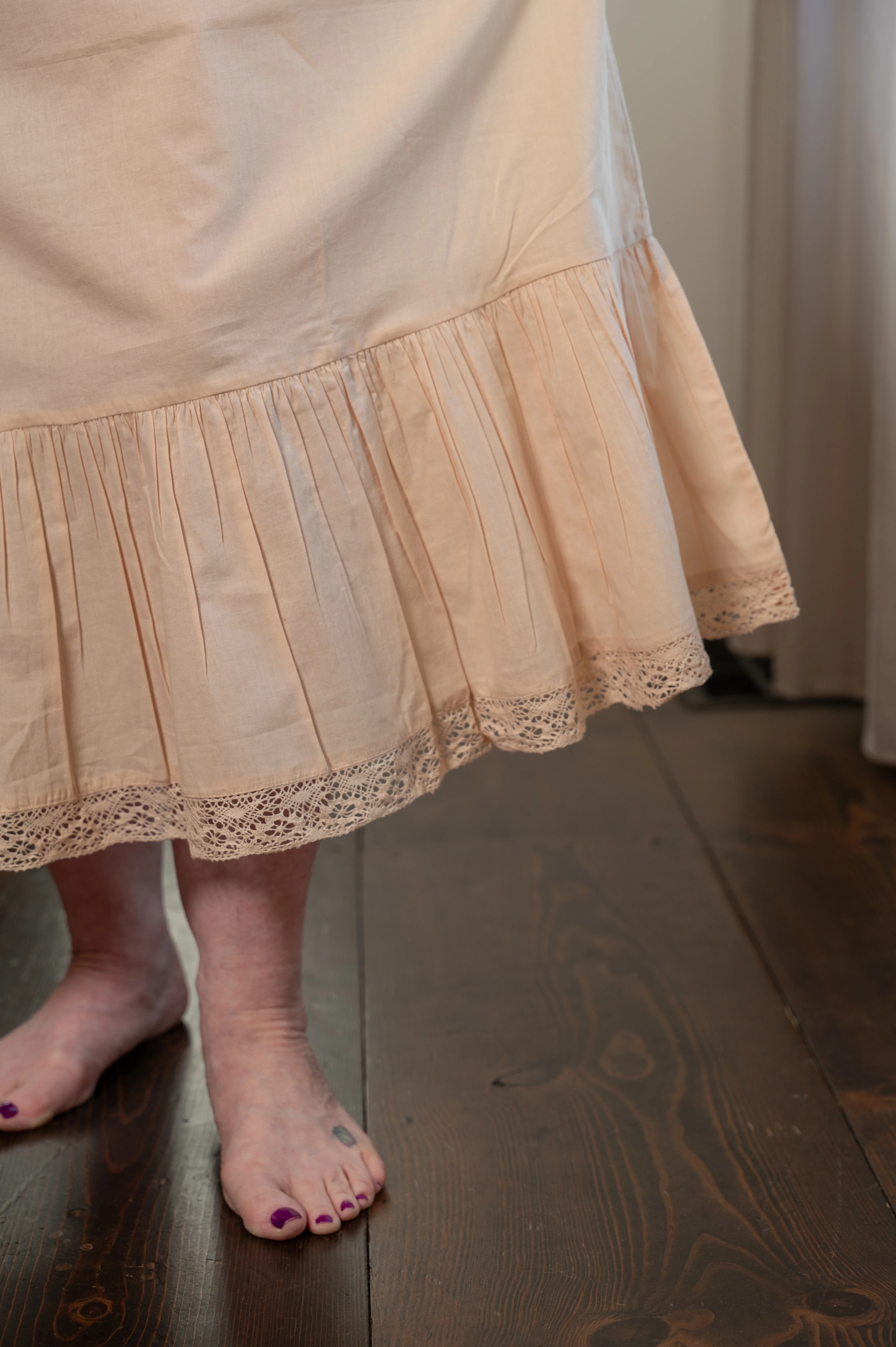 The Eden Slip in Antique White (scoop neck) - Image 3