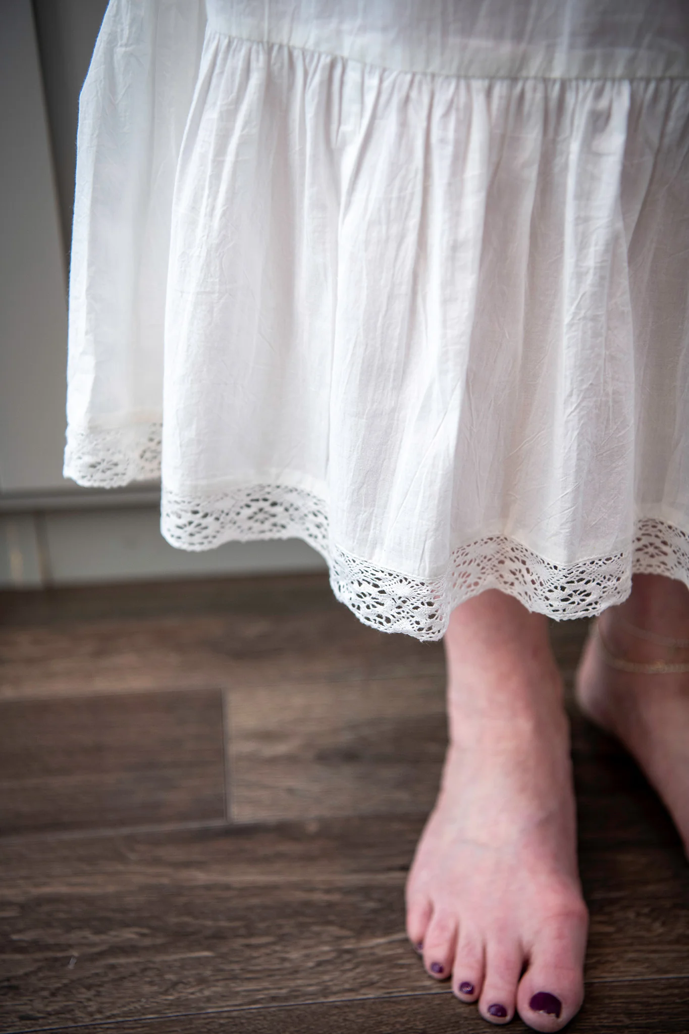 The Eden Slip in White (V-neck) - Image 4