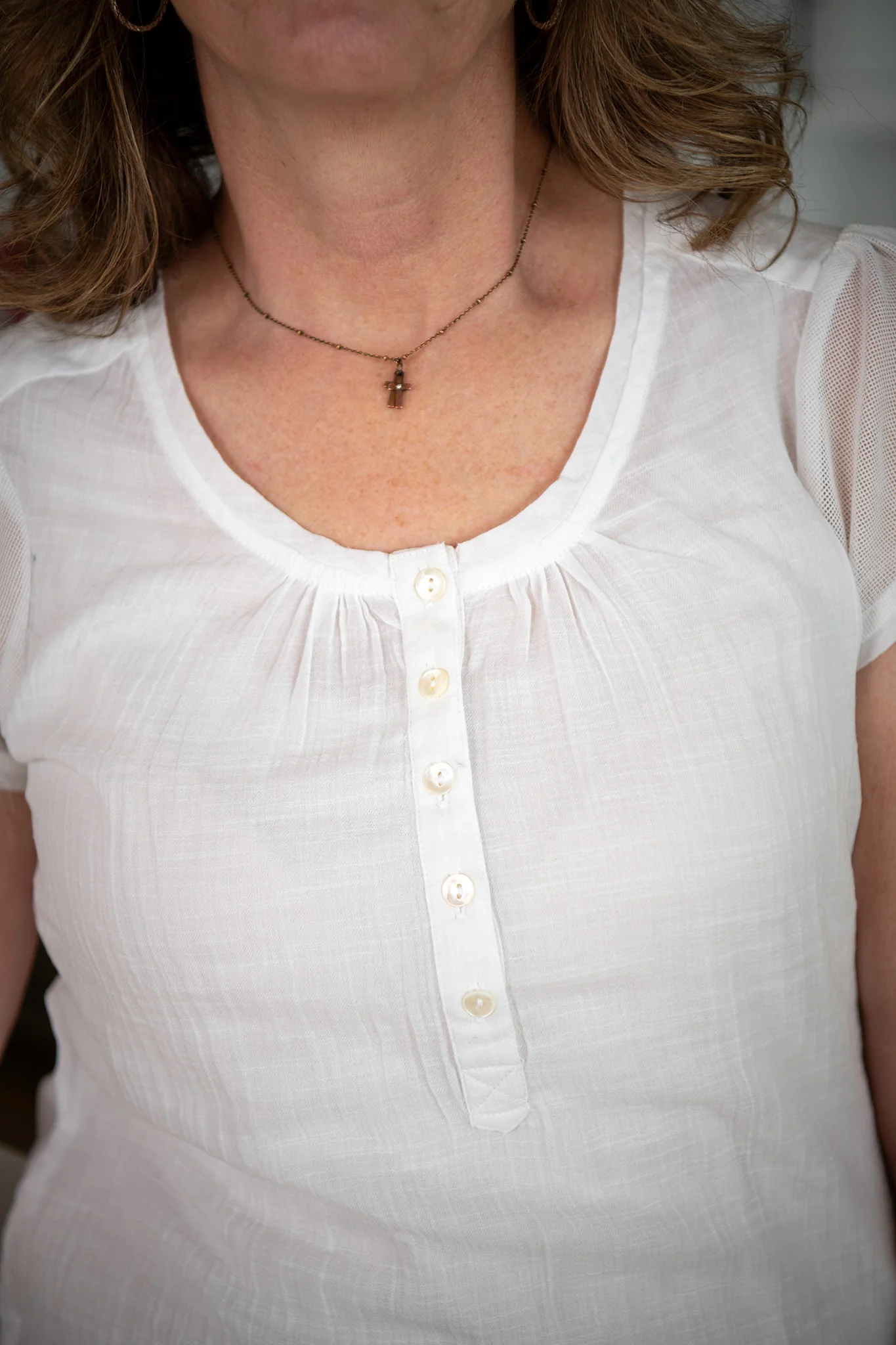 The Judy Blouse in White - Image 3