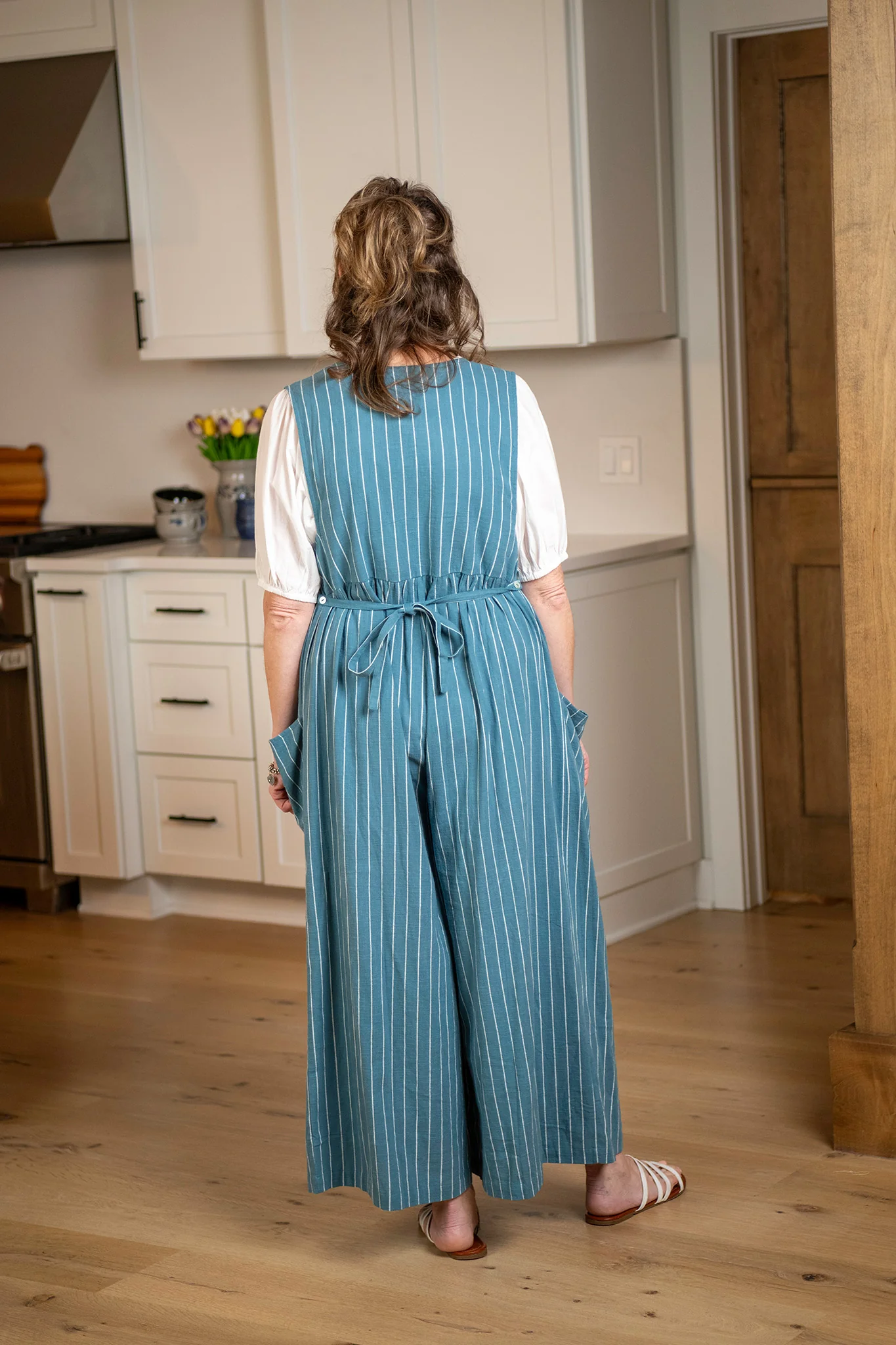 The Strolling Stripe Jumpsuit - Image 8
