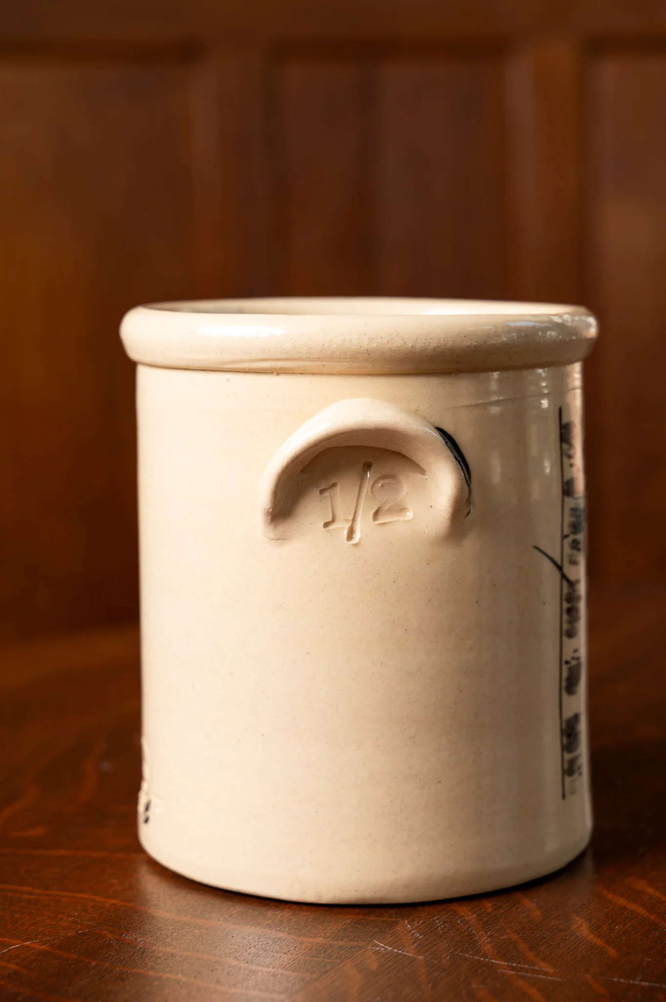 Winter Birch Handled Half-Gallon Crock - Image 6