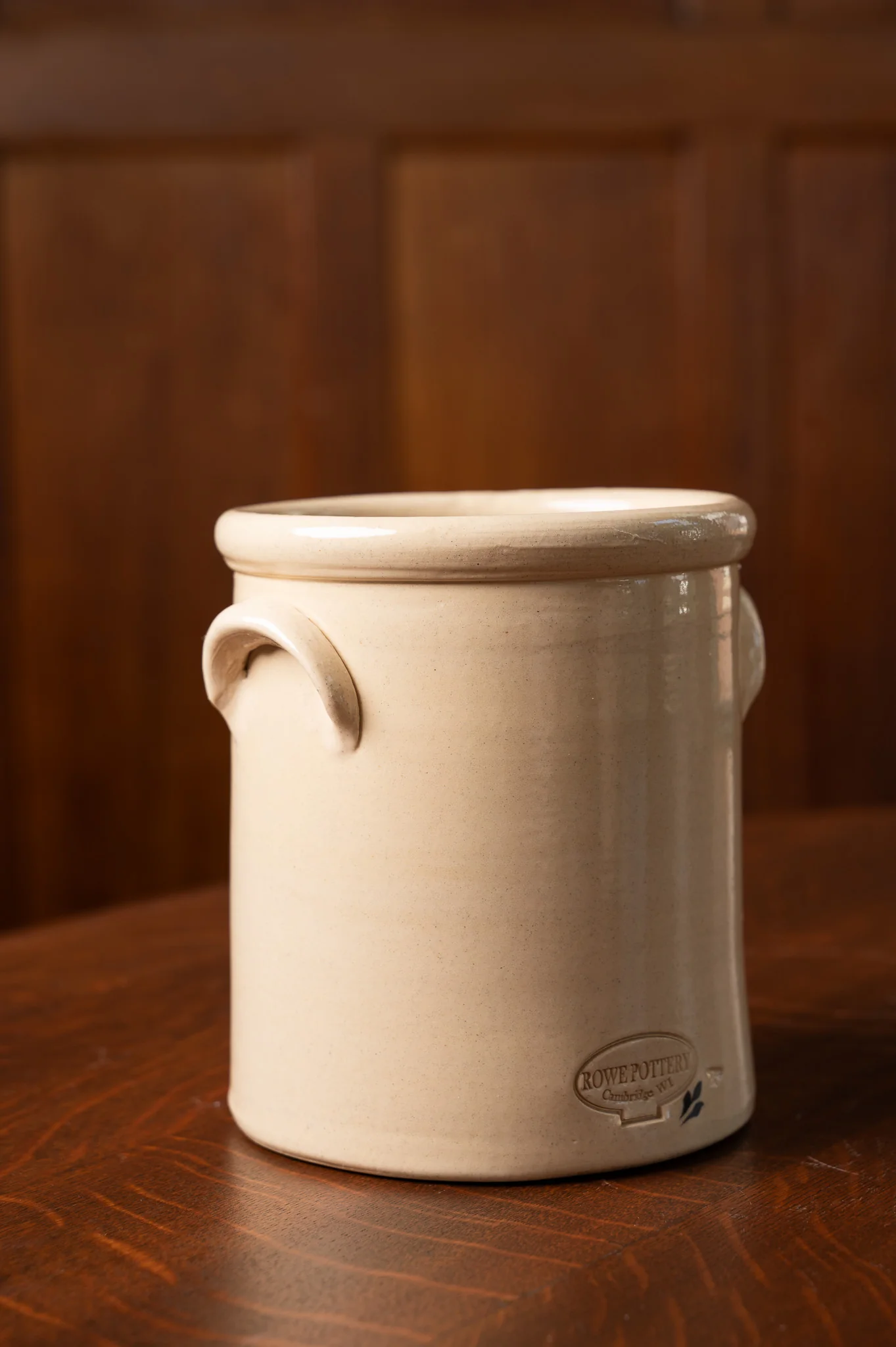 Winter Birch Handled Half-Gallon Crock - Image 8
